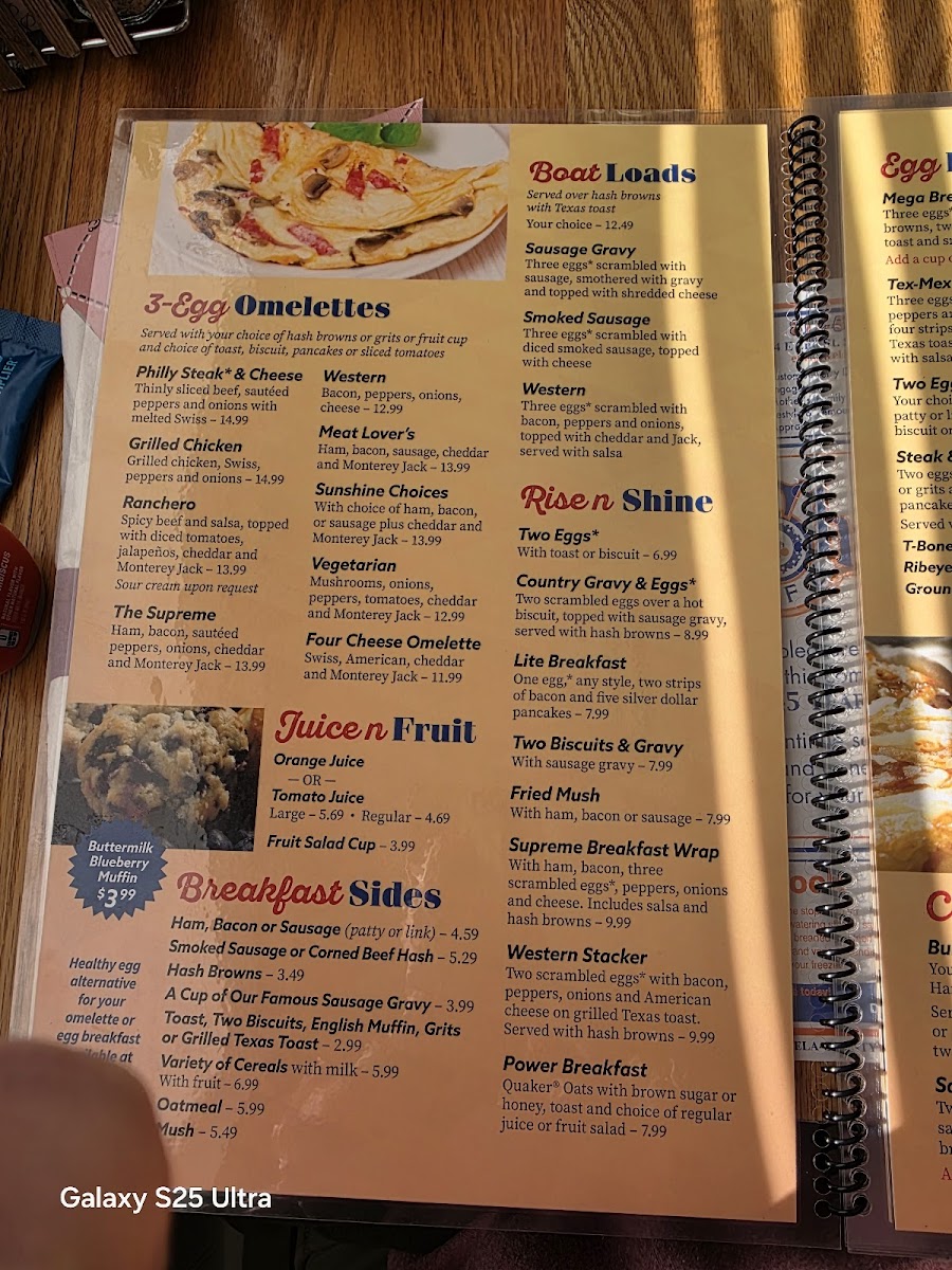 Sunshine Café Photo Menu 1