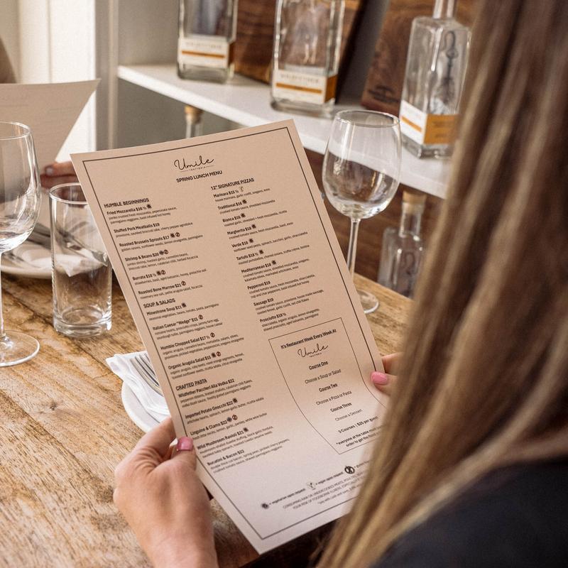 Umile Trattoria Photo Menu 3