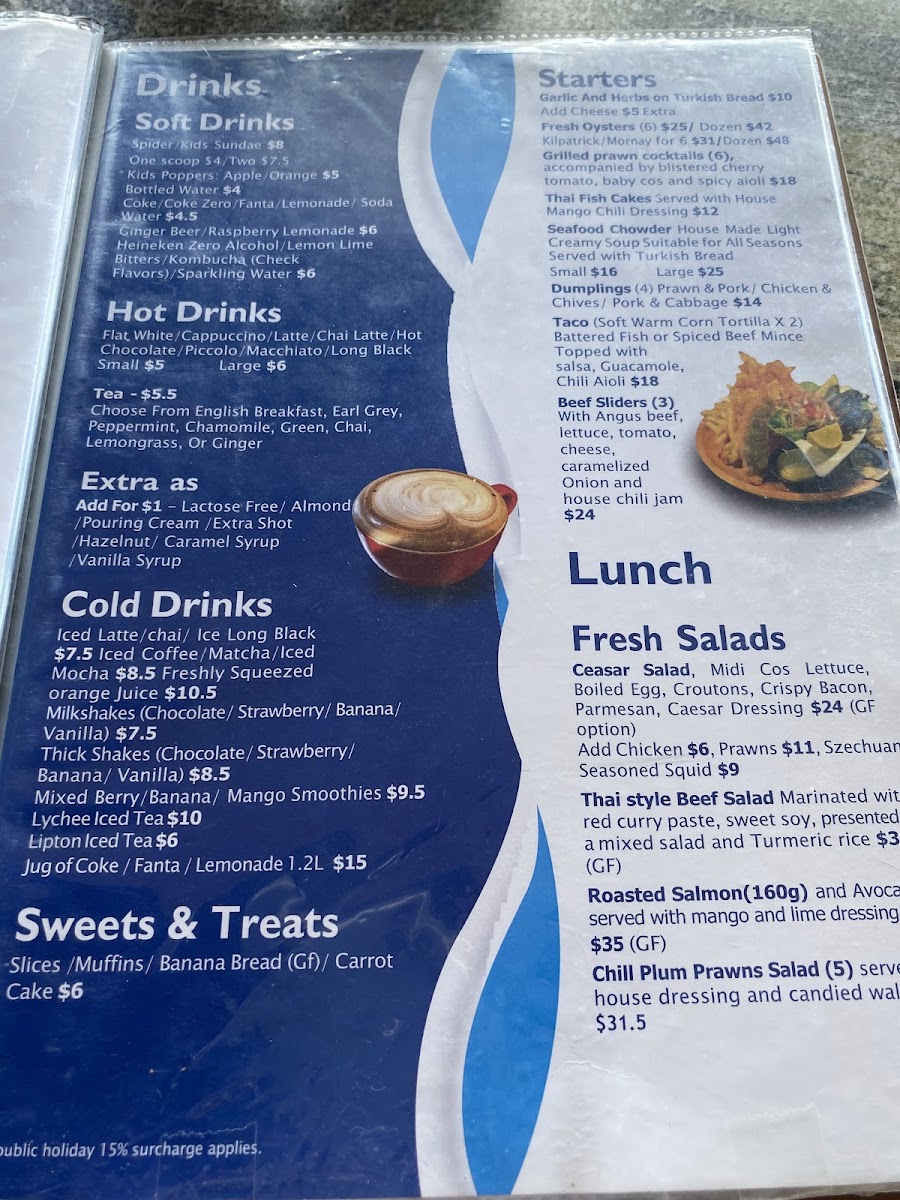 Salacia Waters Café & Restaurant Photo Menu 3
