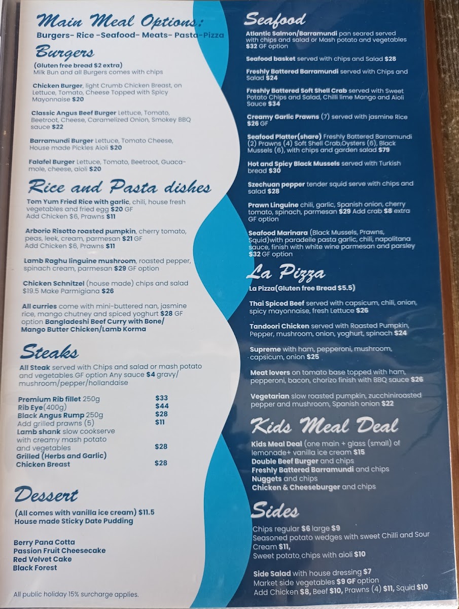 Salacia Waters Café & Restaurant Photo Menu 6