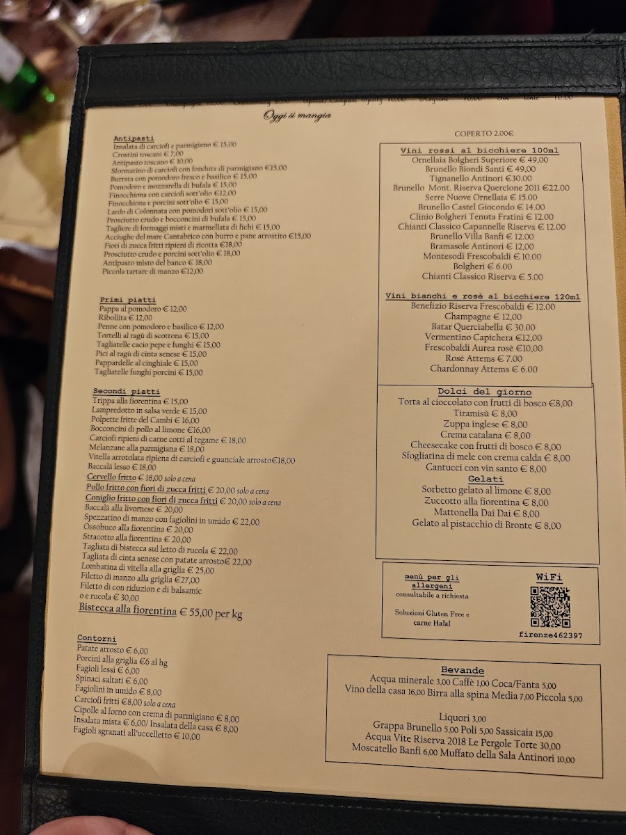 The Antico Ristoro di Cambi Photo Menu 6