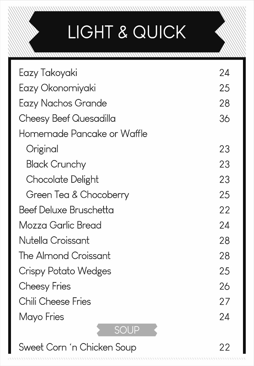 Eazy Coffee Photo Menu 5