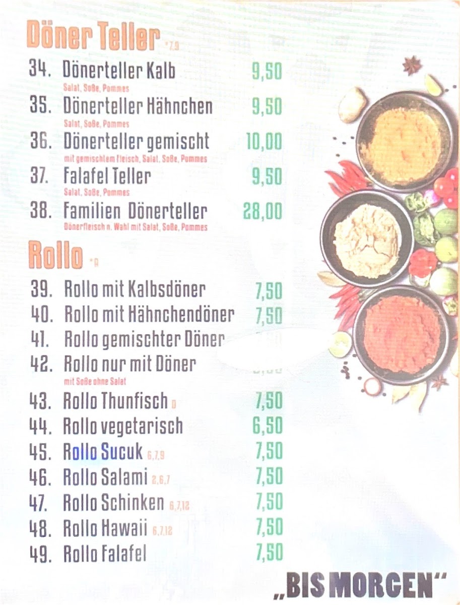 Stubben DÖNER IMBISS Döner & Mehr Photo Menu 1
