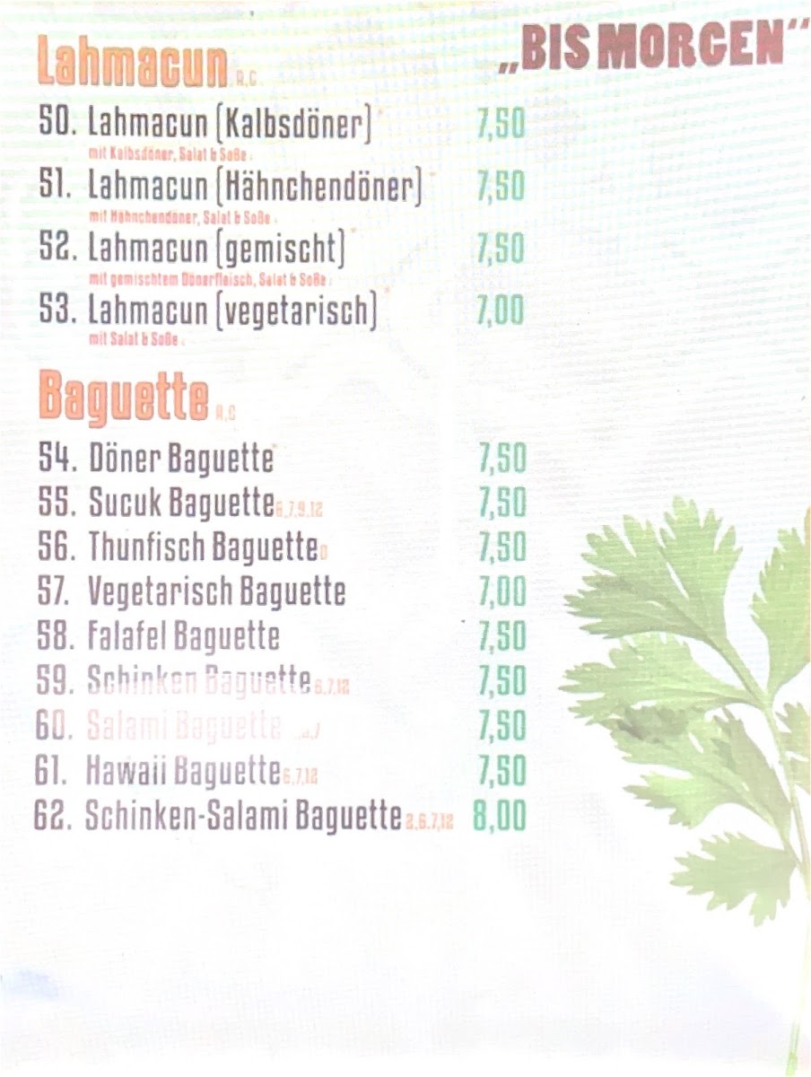 Stubben DÖNER IMBISS Döner & Mehr Photo Menu 2