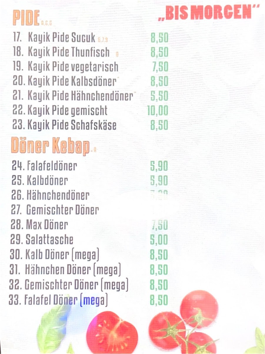 Stubben DÖNER IMBISS Döner & Mehr Photo Menu 3