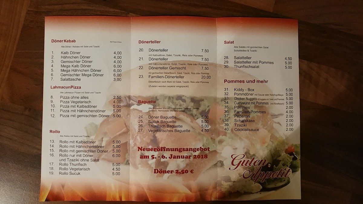 Stubben DÖNER IMBISS Döner & Mehr Photo Menu 9