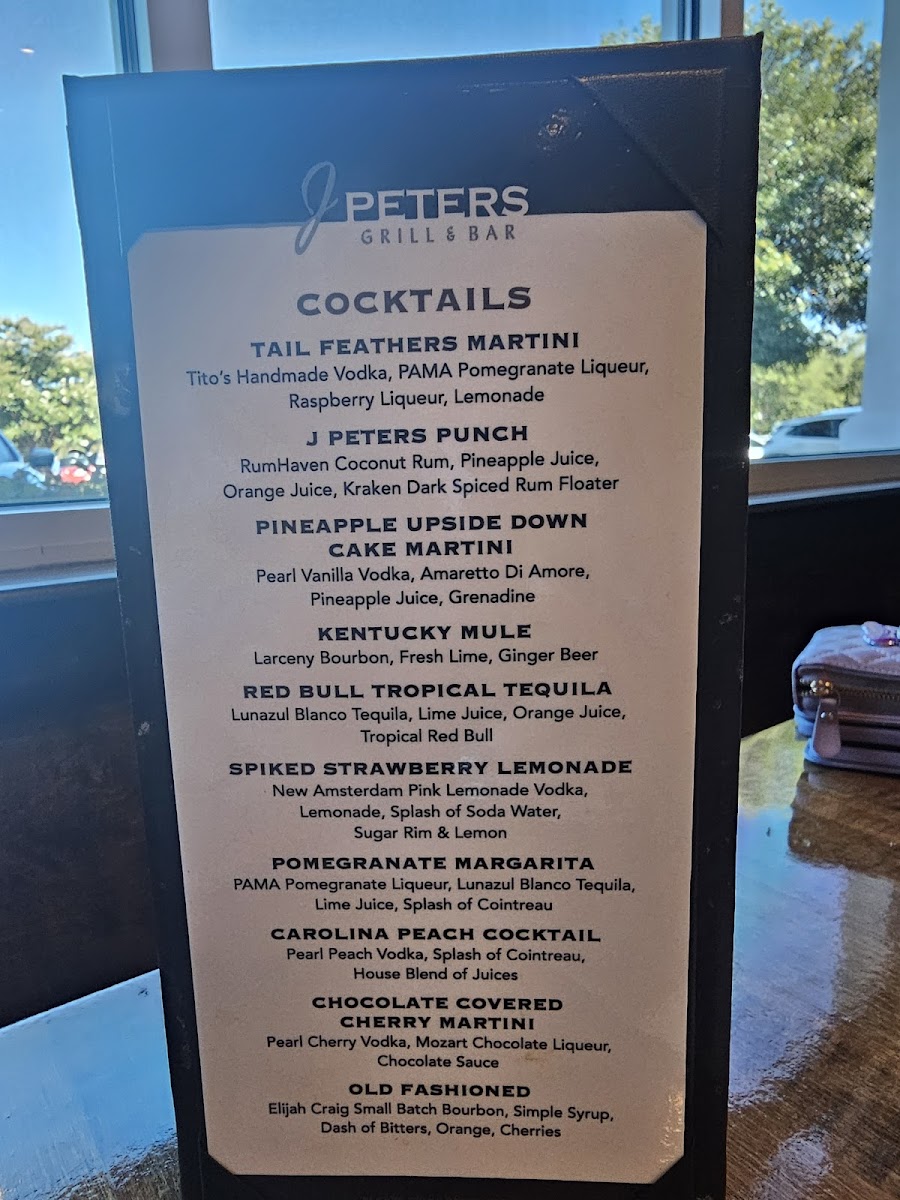 J Peters Grill & Bar - Carolina Forest Photo Menu 3
