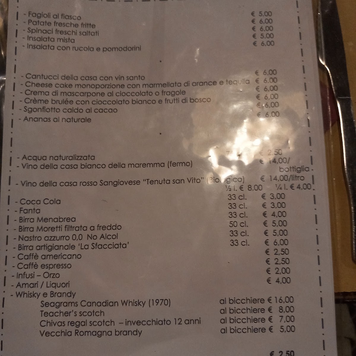Trattoria I'raddi Photo Menu 10