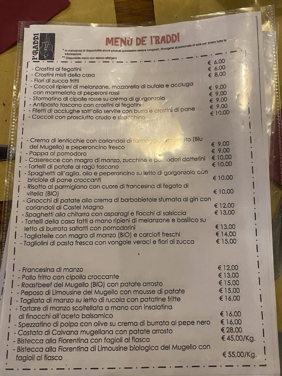 Trattoria I'raddi Photo Menu 6