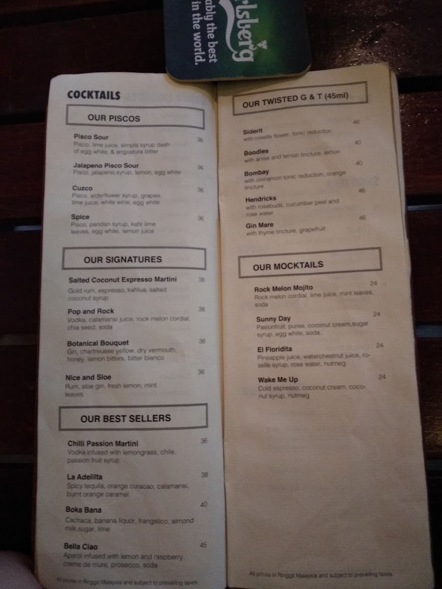 Pisco Bar Photo Menu 10