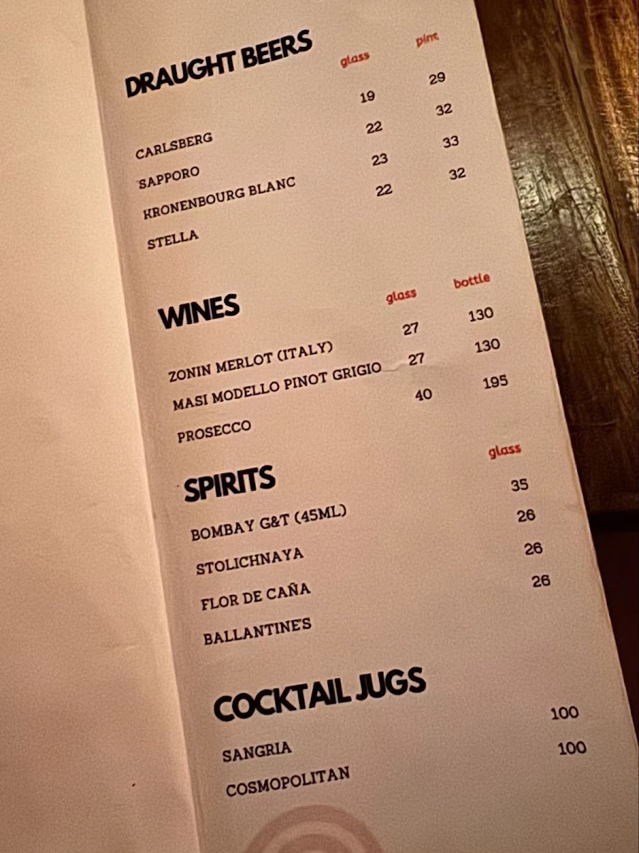 Pisco Bar Photo Menu 3