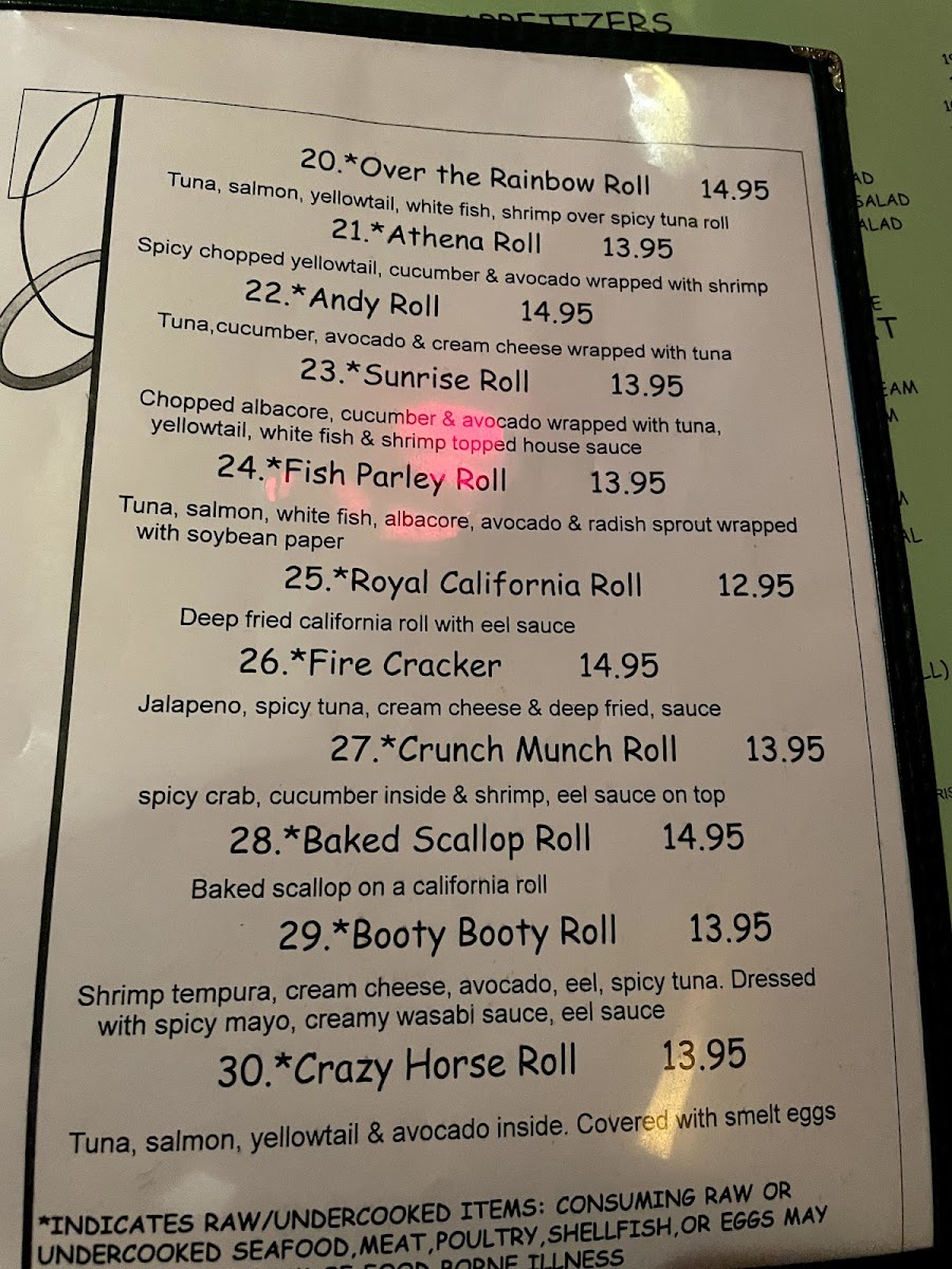 Hayashi Hibachi Photo Menu 10