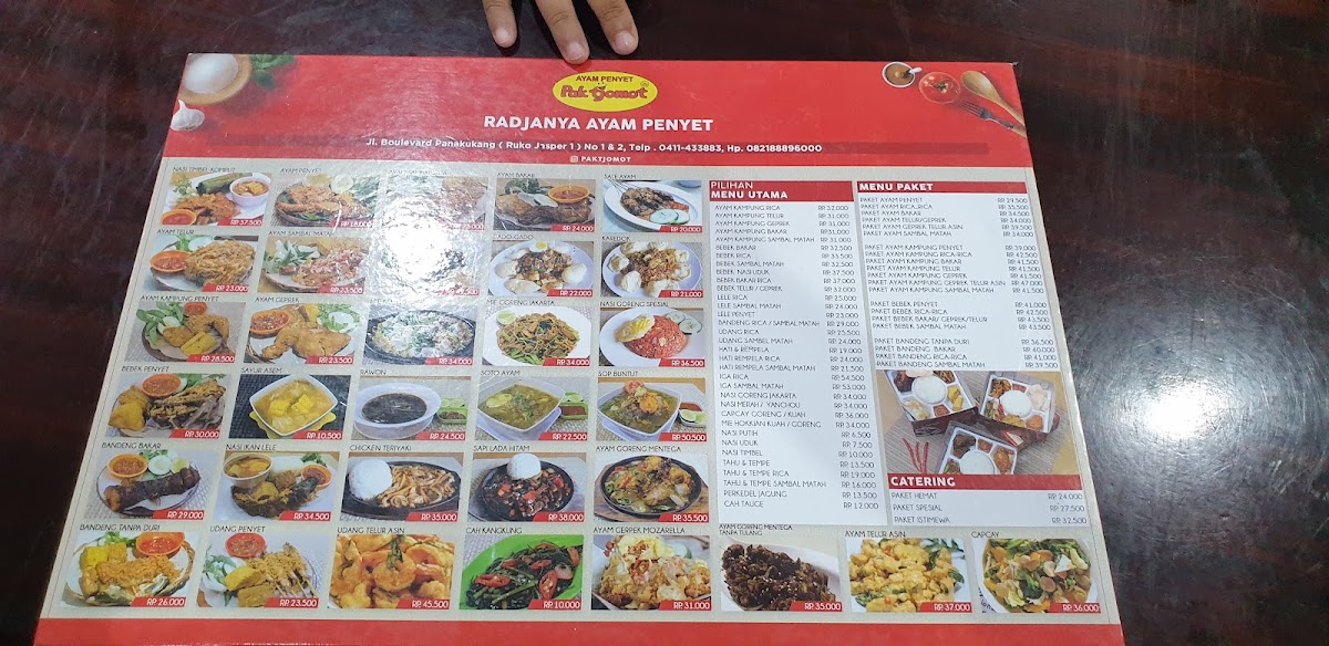 Ayam Penyet Pak Tjomot (Boulevard) Photo Menu 5