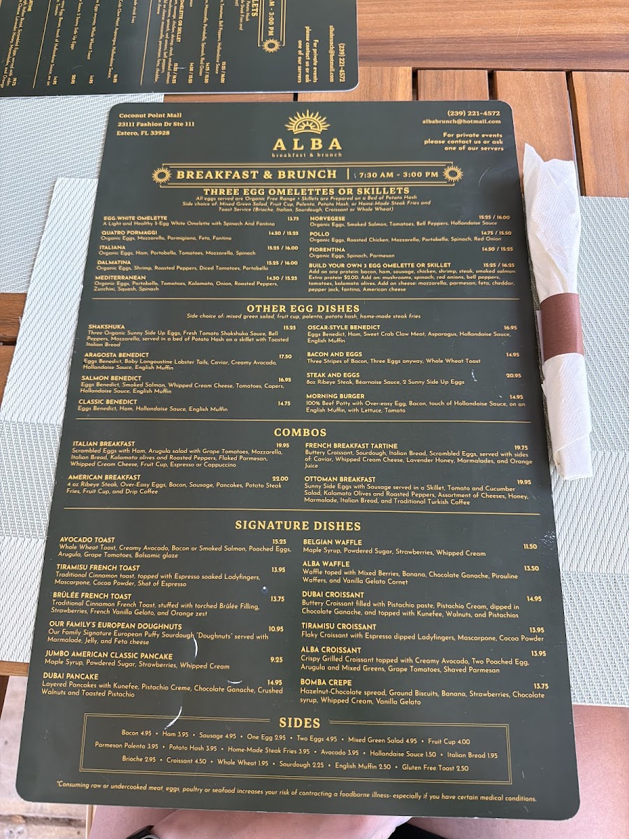 Alba breakfast & brunch Photo Menu 5