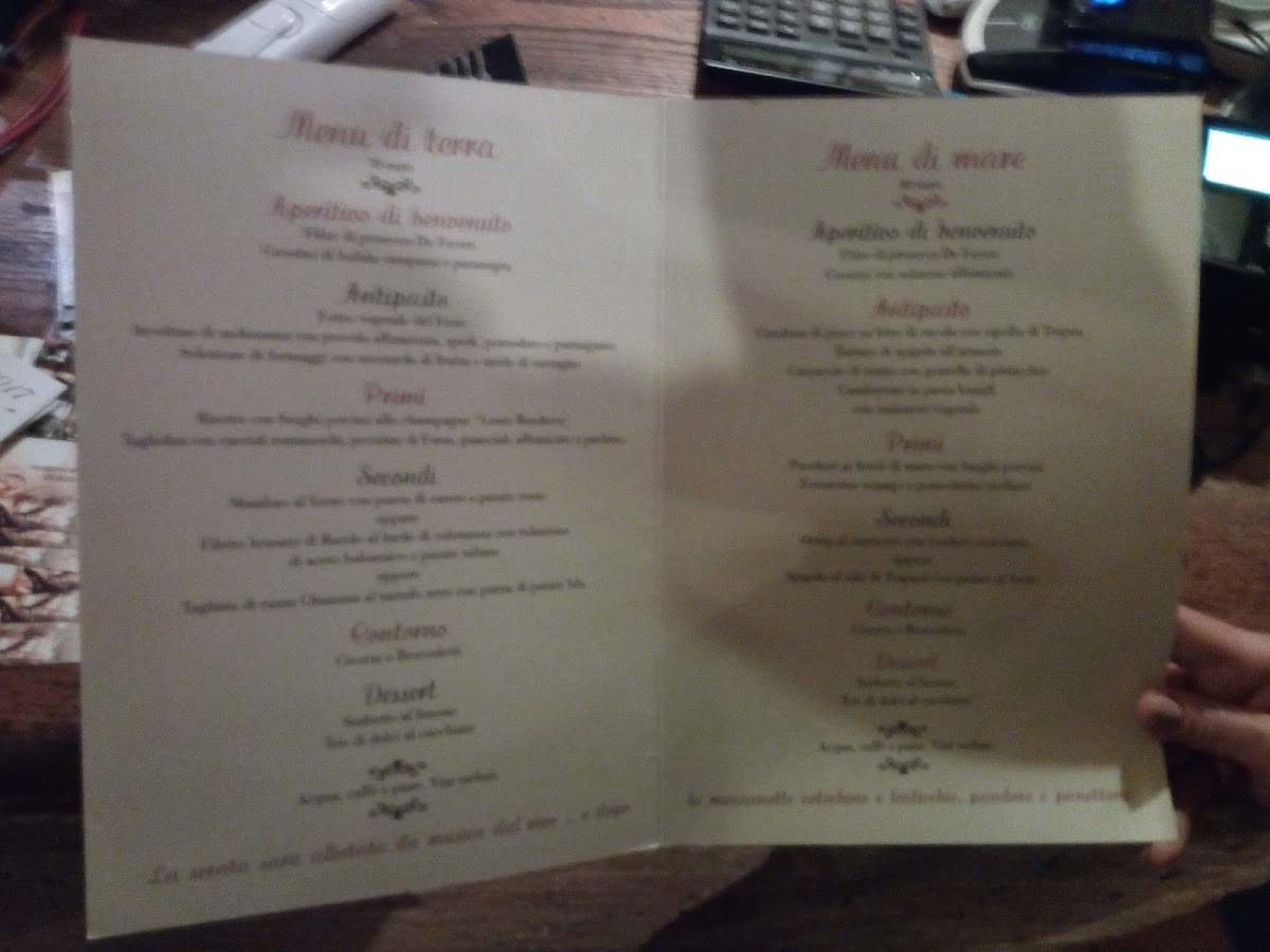 Ristorante Fiore di Zucca Photo Menu 4