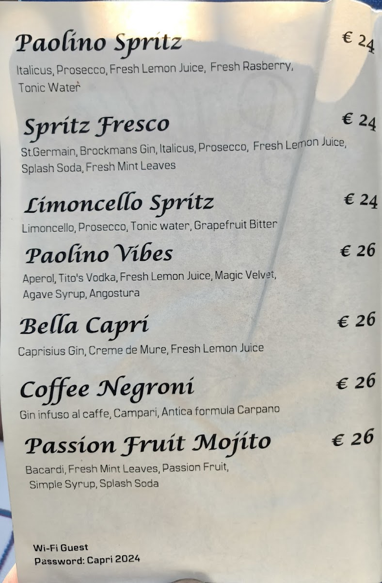 Da Paolino Photo Menu 3