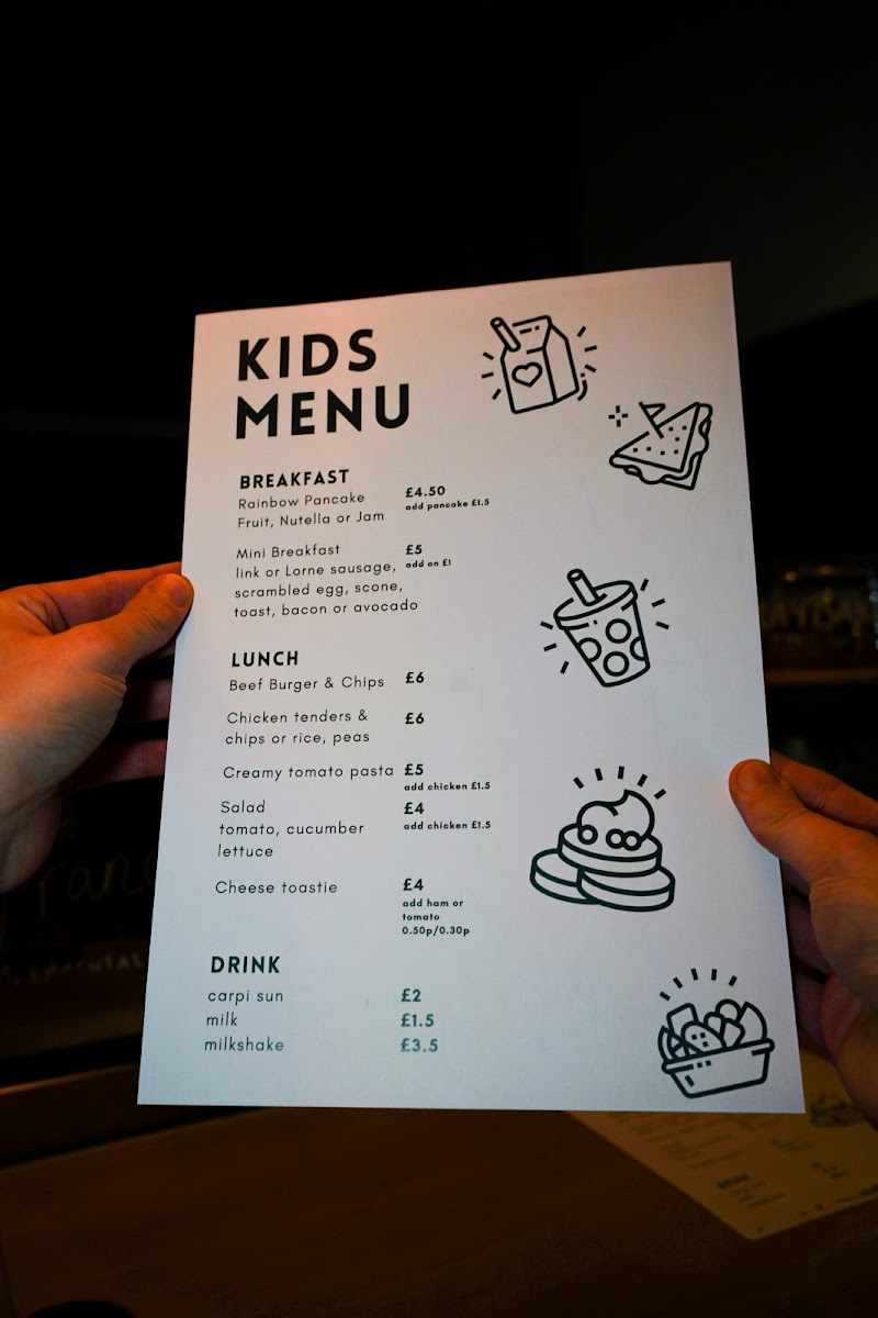 Cloud Cafe Photo Menu 3