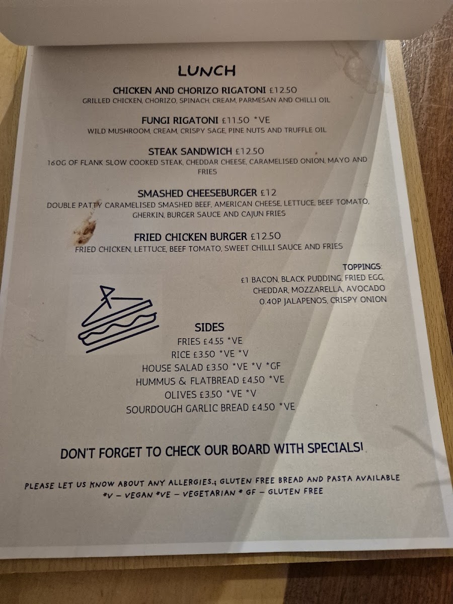 Cloud Cafe Photo Menu 6