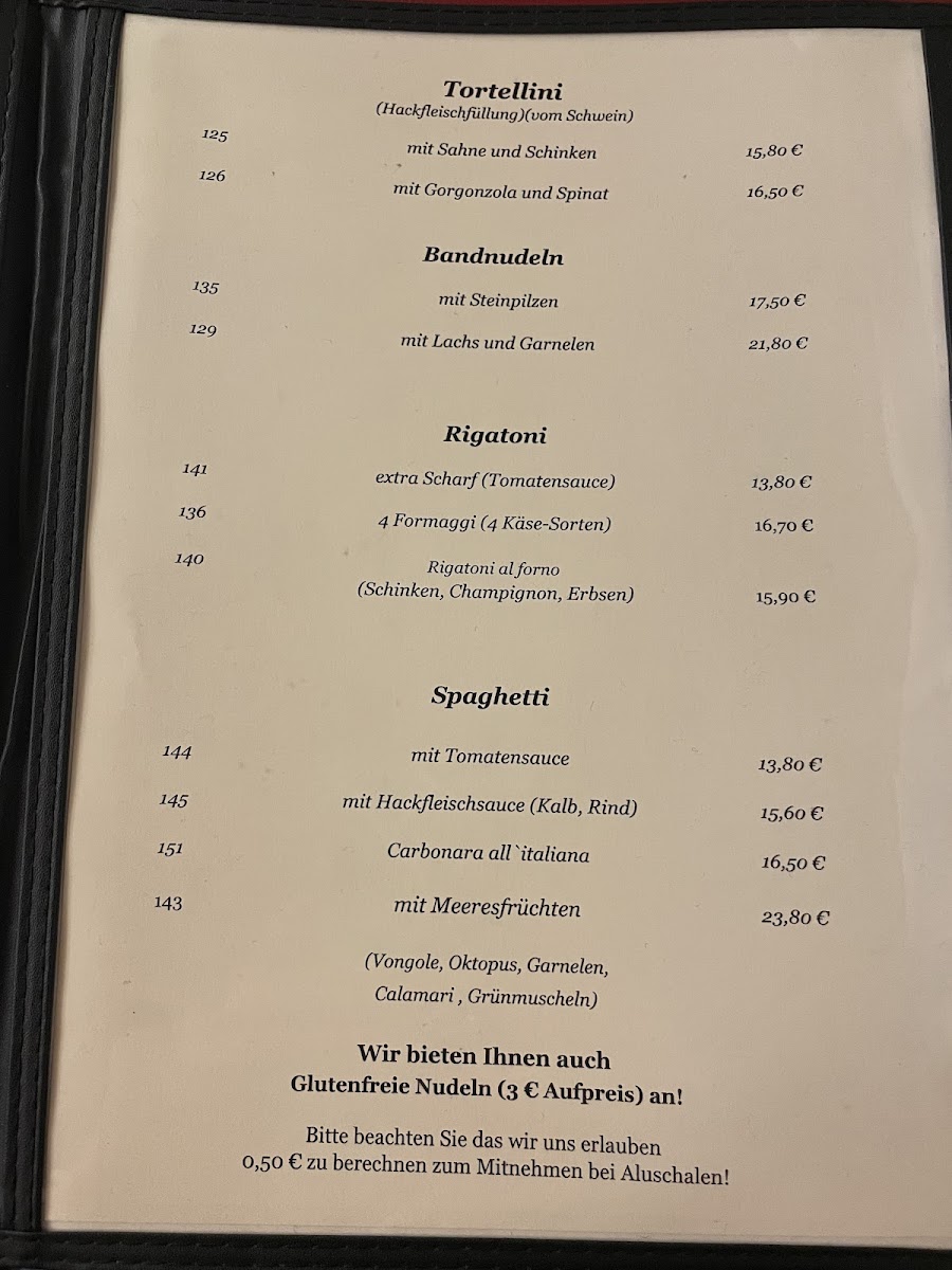 Restaurant Pizzeria Mühle Photo Menu 10