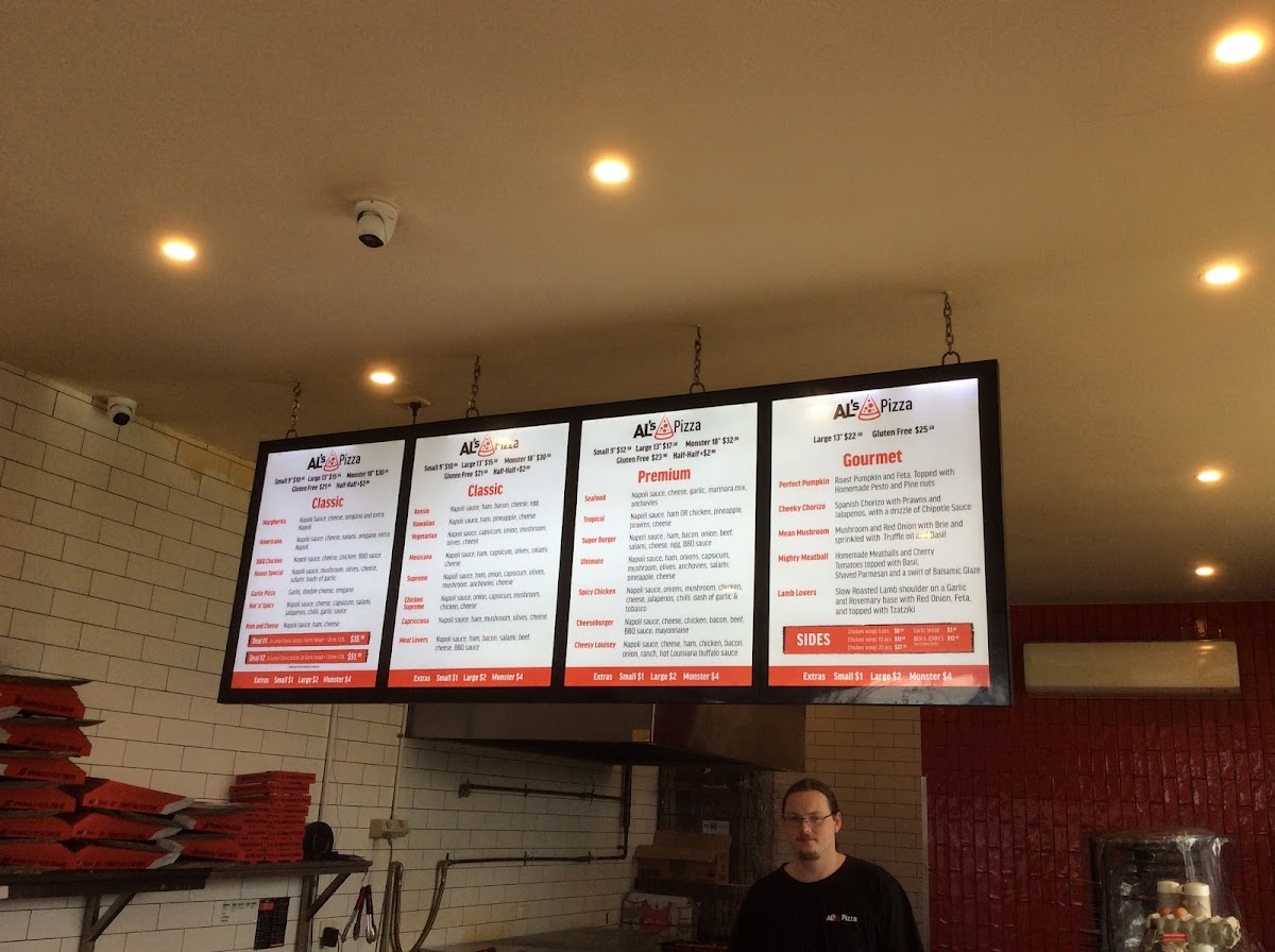 Al's Pizza Photo Menu 3