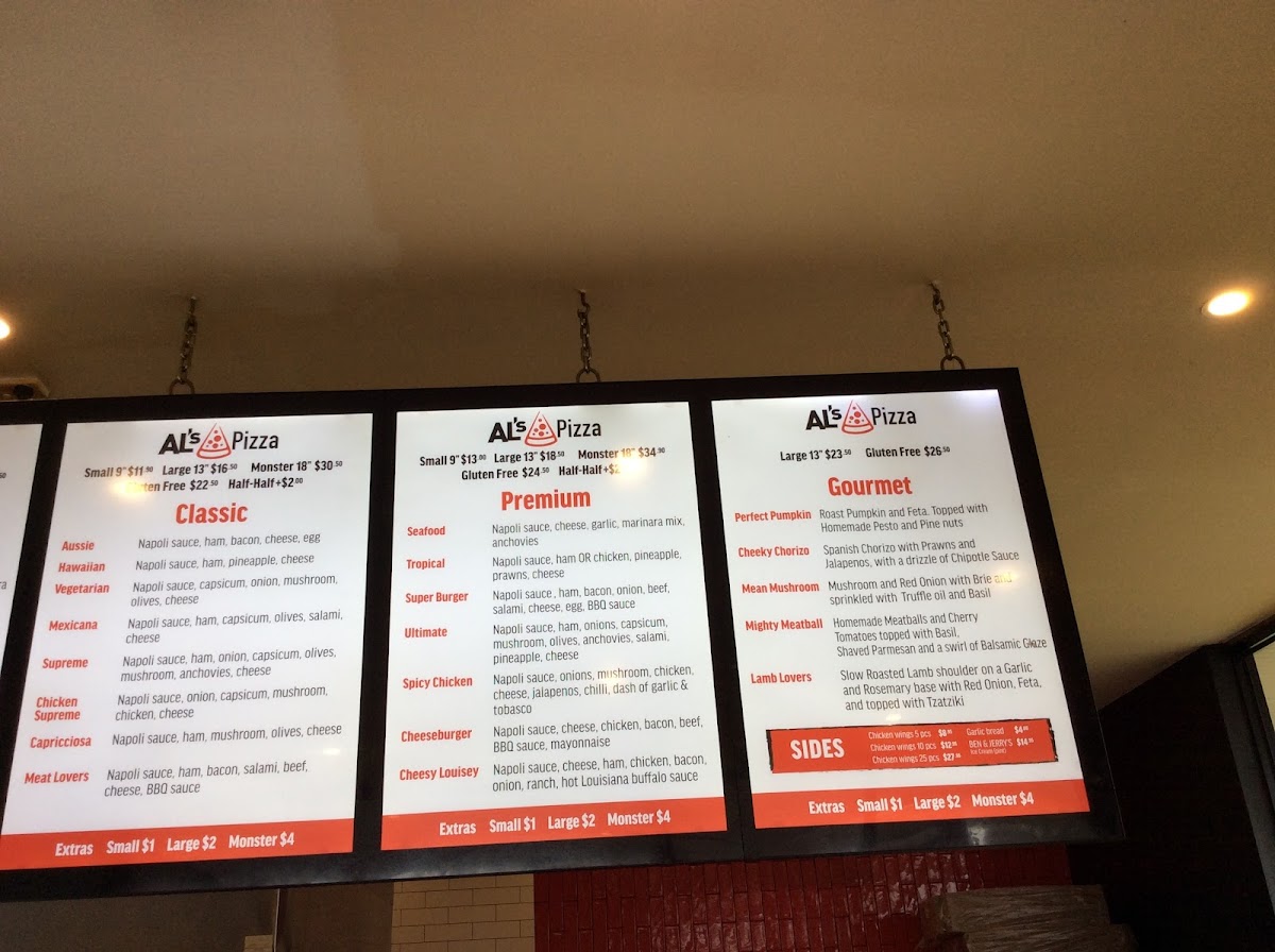 Al's Pizza Photo Menu 4