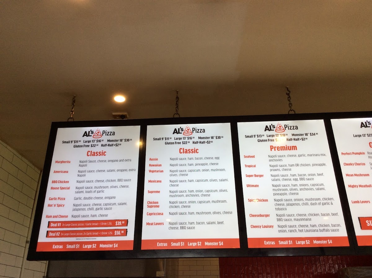 Al's Pizza Photo Menu 5