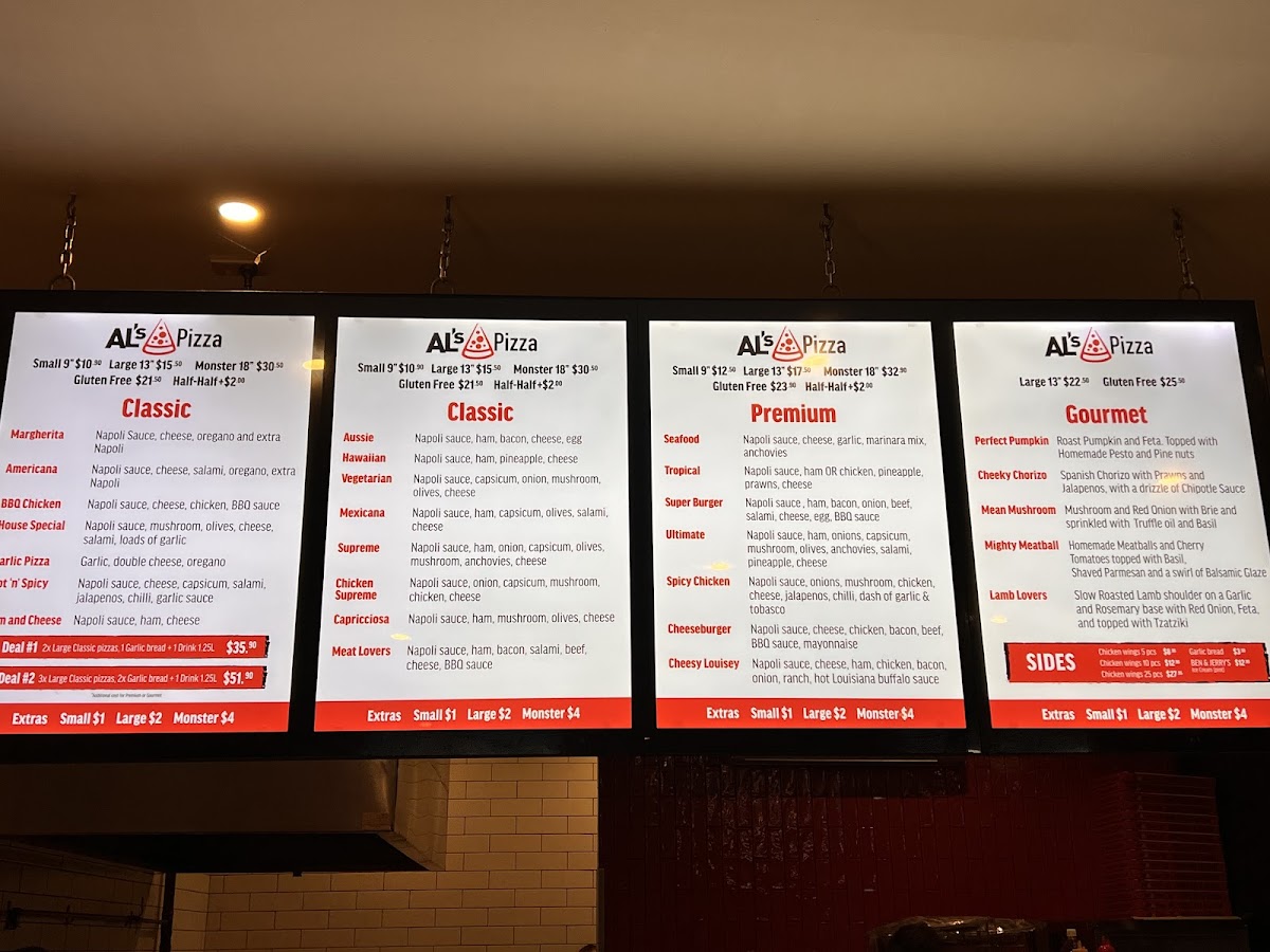 Al's Pizza Photo Menu 7