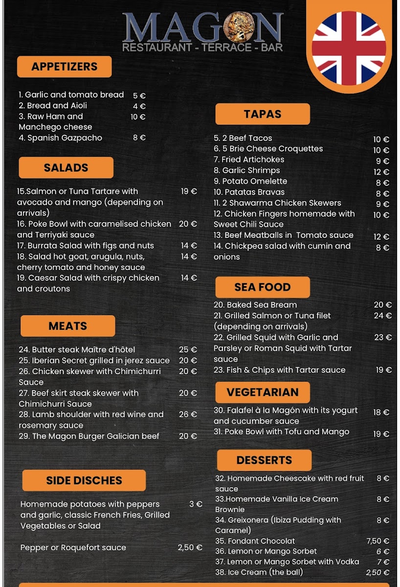 Restaurant Magon Photo Menu 2