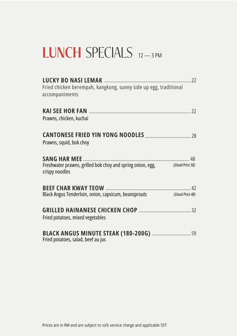 Lucky Bo Photo Menu 3