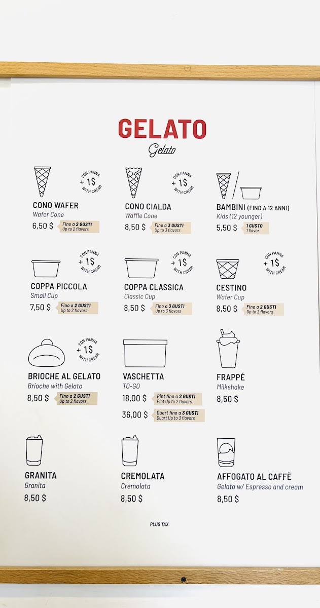 Gelateria Gentile - Williamsburg Photo Menu 4