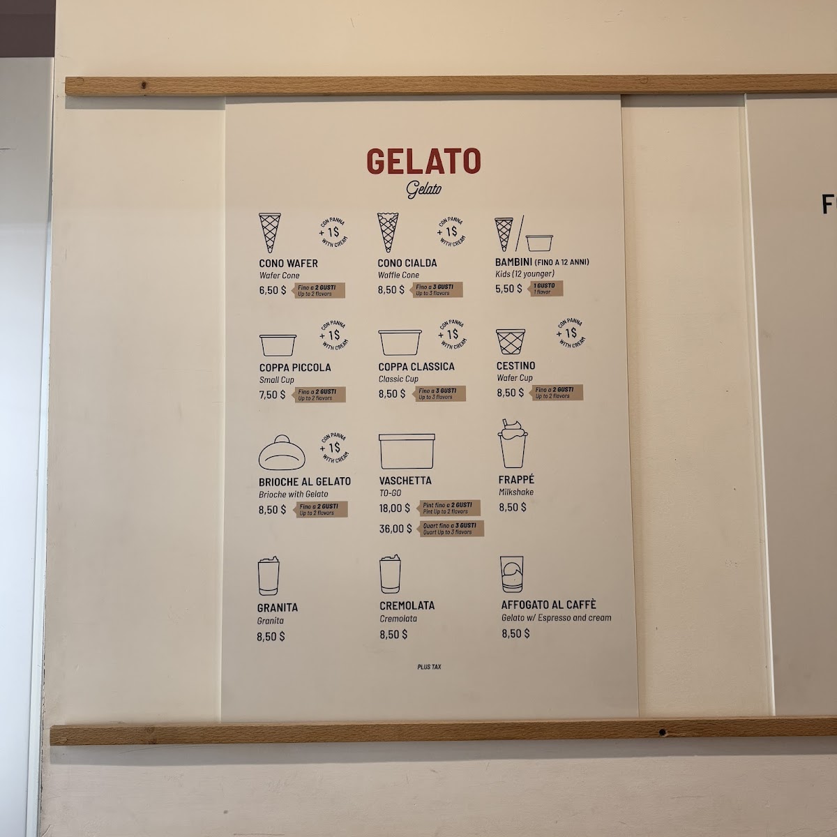 Gelateria Gentile - Williamsburg Photo Menu 7