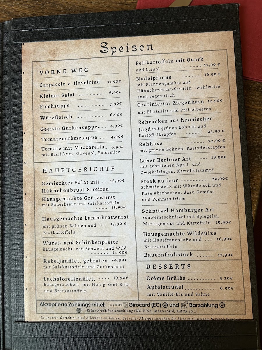 Hotel & Restaurant Seeschlösschen Photo Menu 3