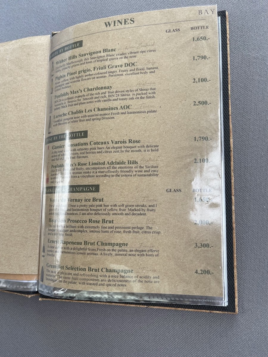 Tree Bay Clubhouse Photo Menu 3