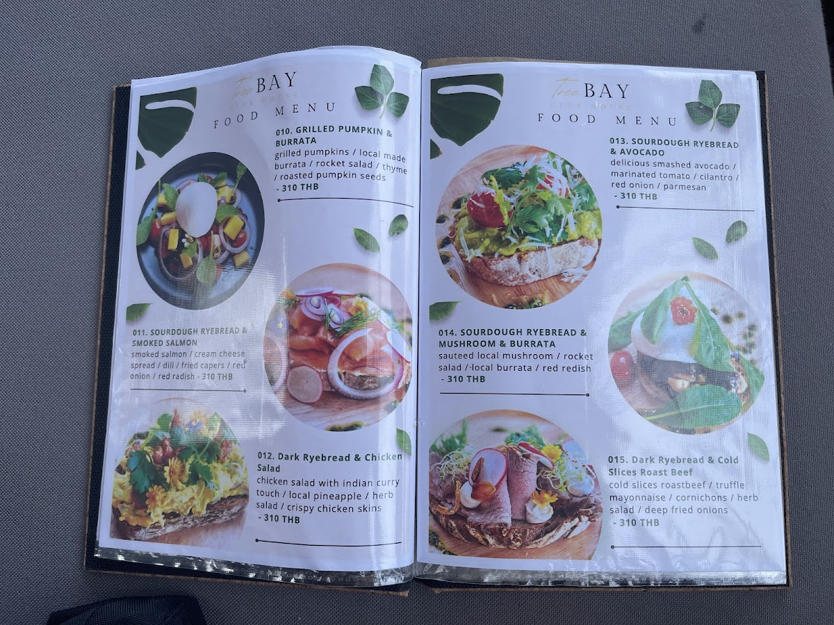 Tree Bay Clubhouse Photo Menu 4