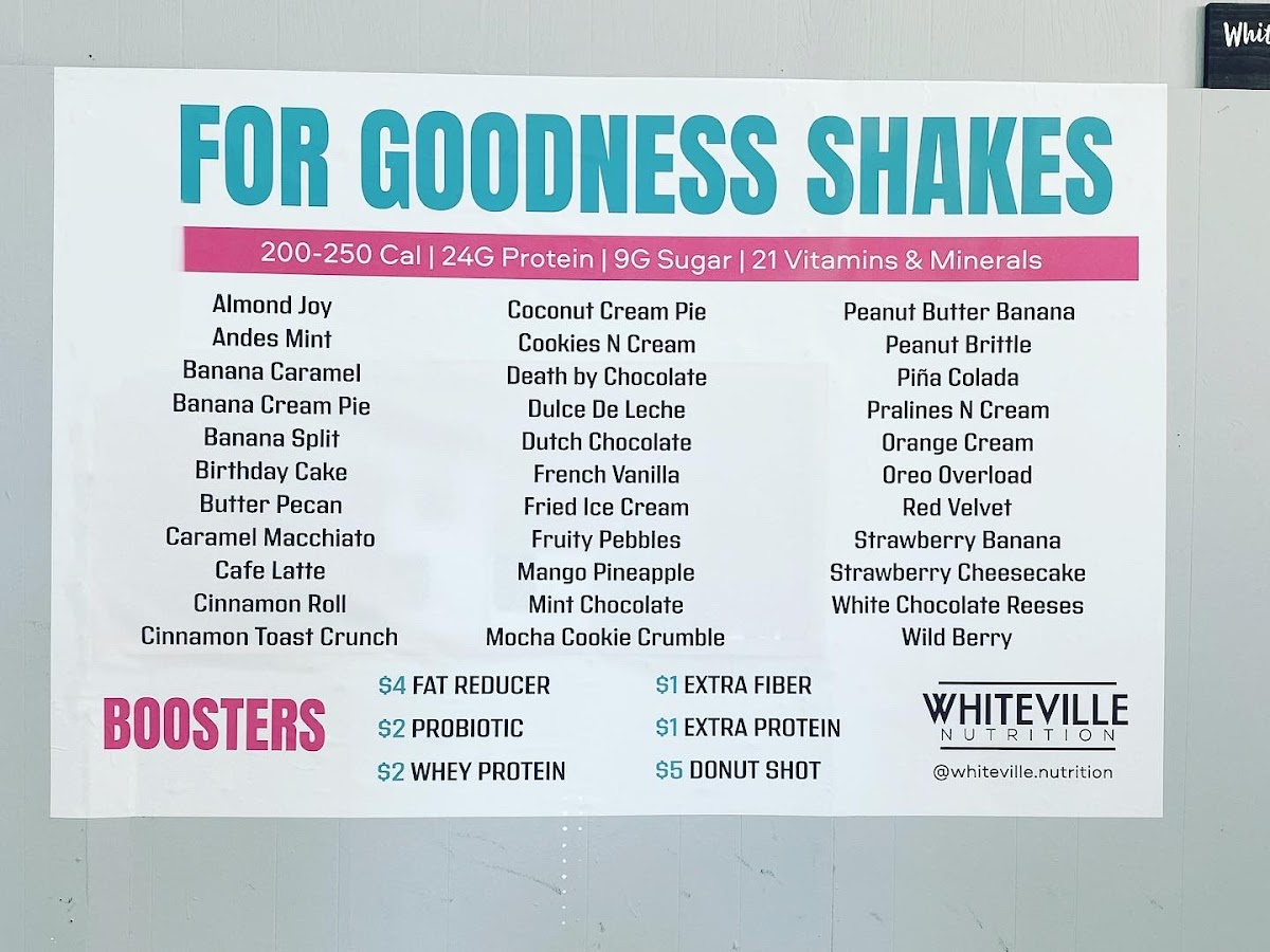 Whiteville Nutrition Photo Menu 3