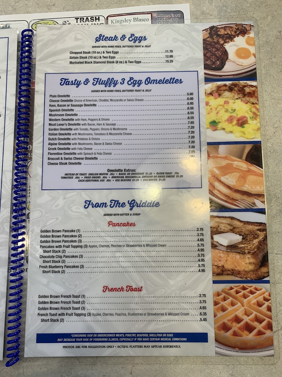Silver Spring Diner Photo Menu 10