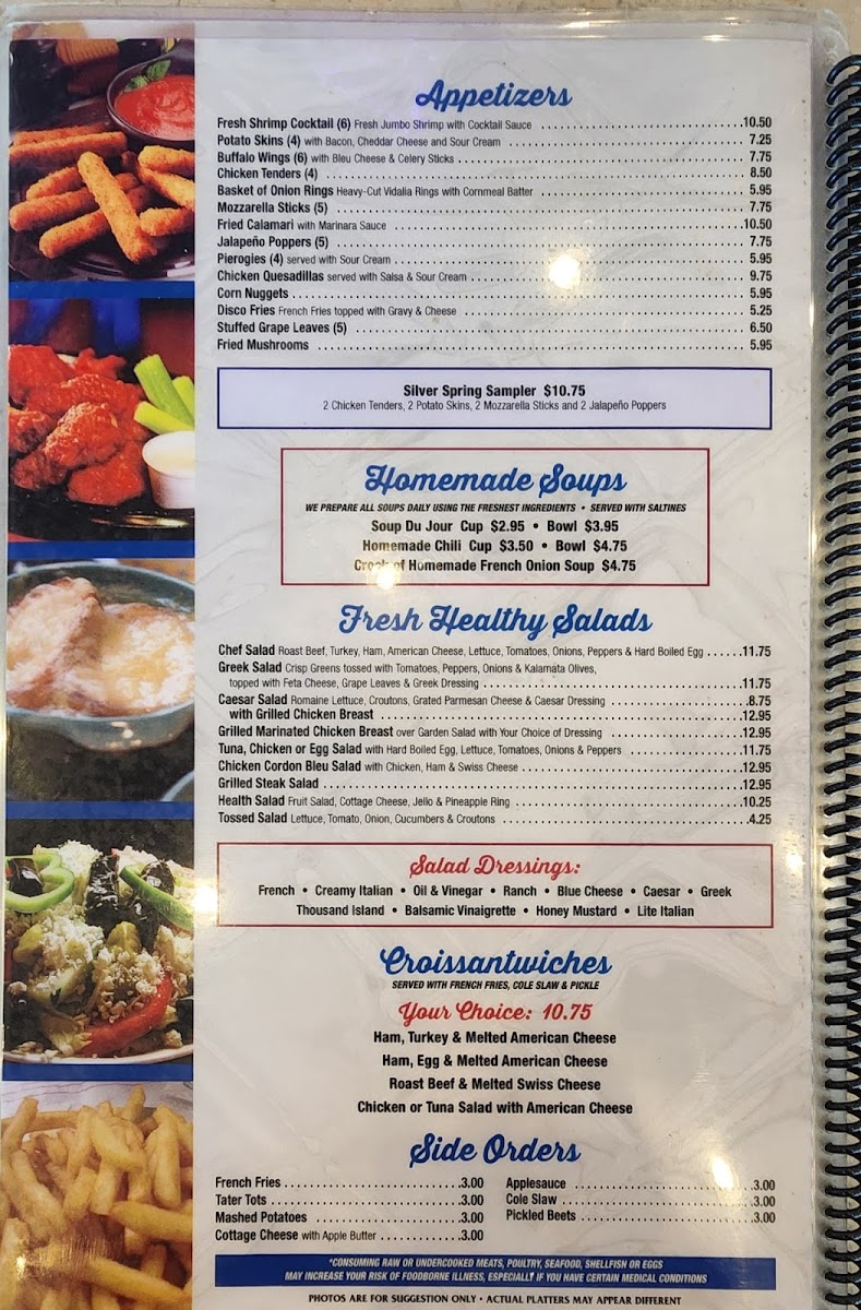 Silver Spring Diner Photo Menu 6