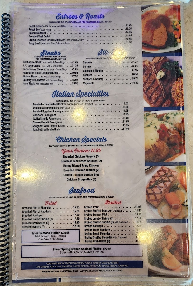 Silver Spring Diner Photo Menu 9