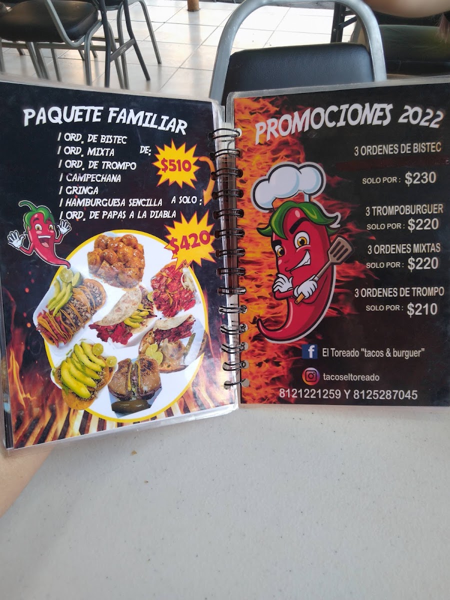 El Toreado 'Tacos Y Burgers' Photo Menu 1