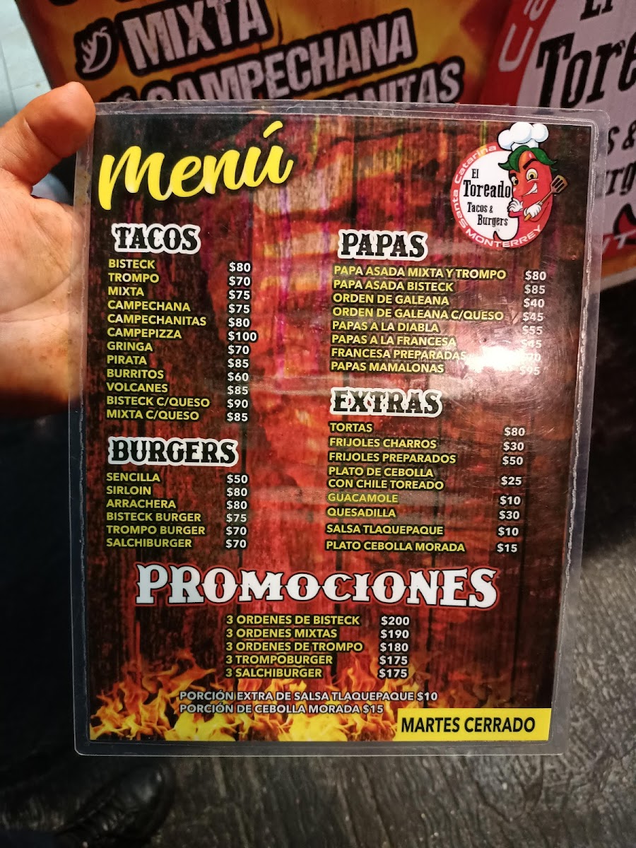 El Toreado 'Tacos Y Burgers' Photo Menu 5