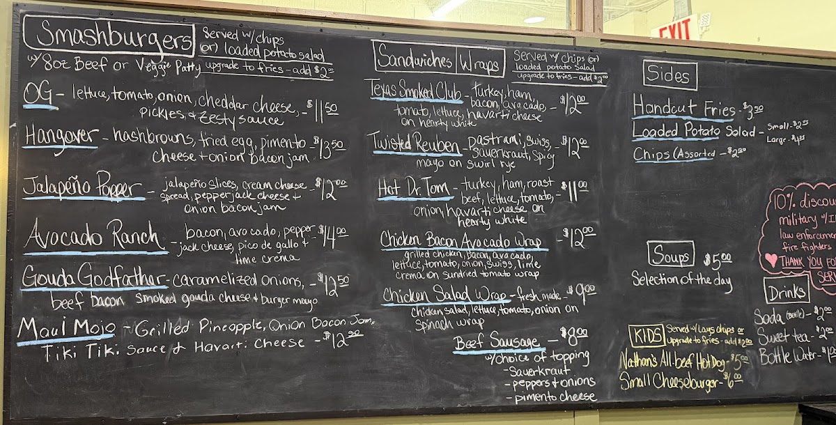 McAvoy’s Cafe Photo Menu 1