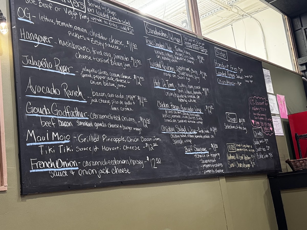 McAvoy’s Cafe Photo Menu 2