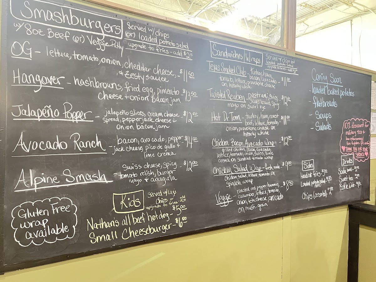 McAvoy’s Cafe Photo Menu 4
