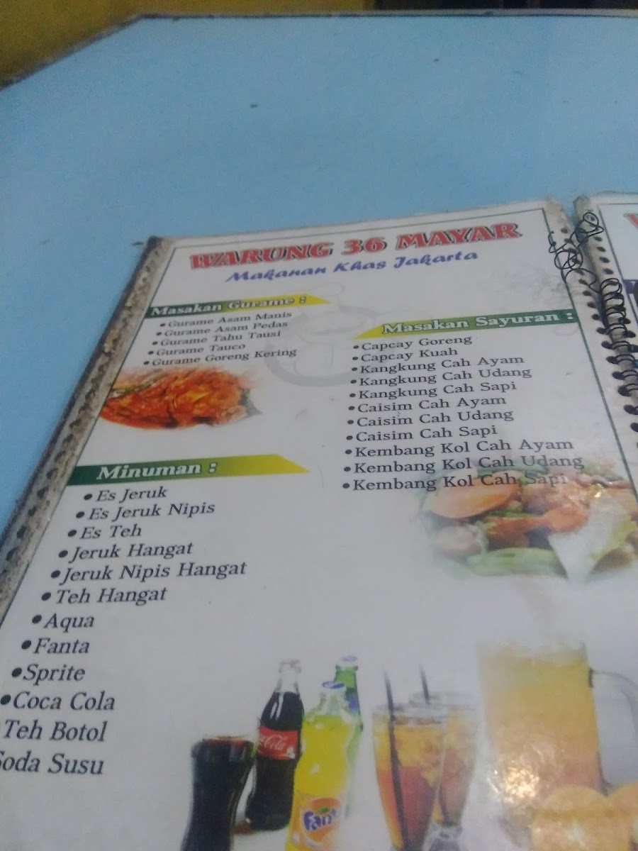 Warung 36 Mayar Photo Menu 10