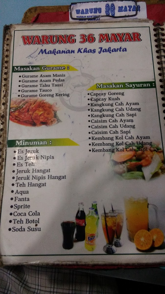Warung 36 Mayar Photo Menu 8