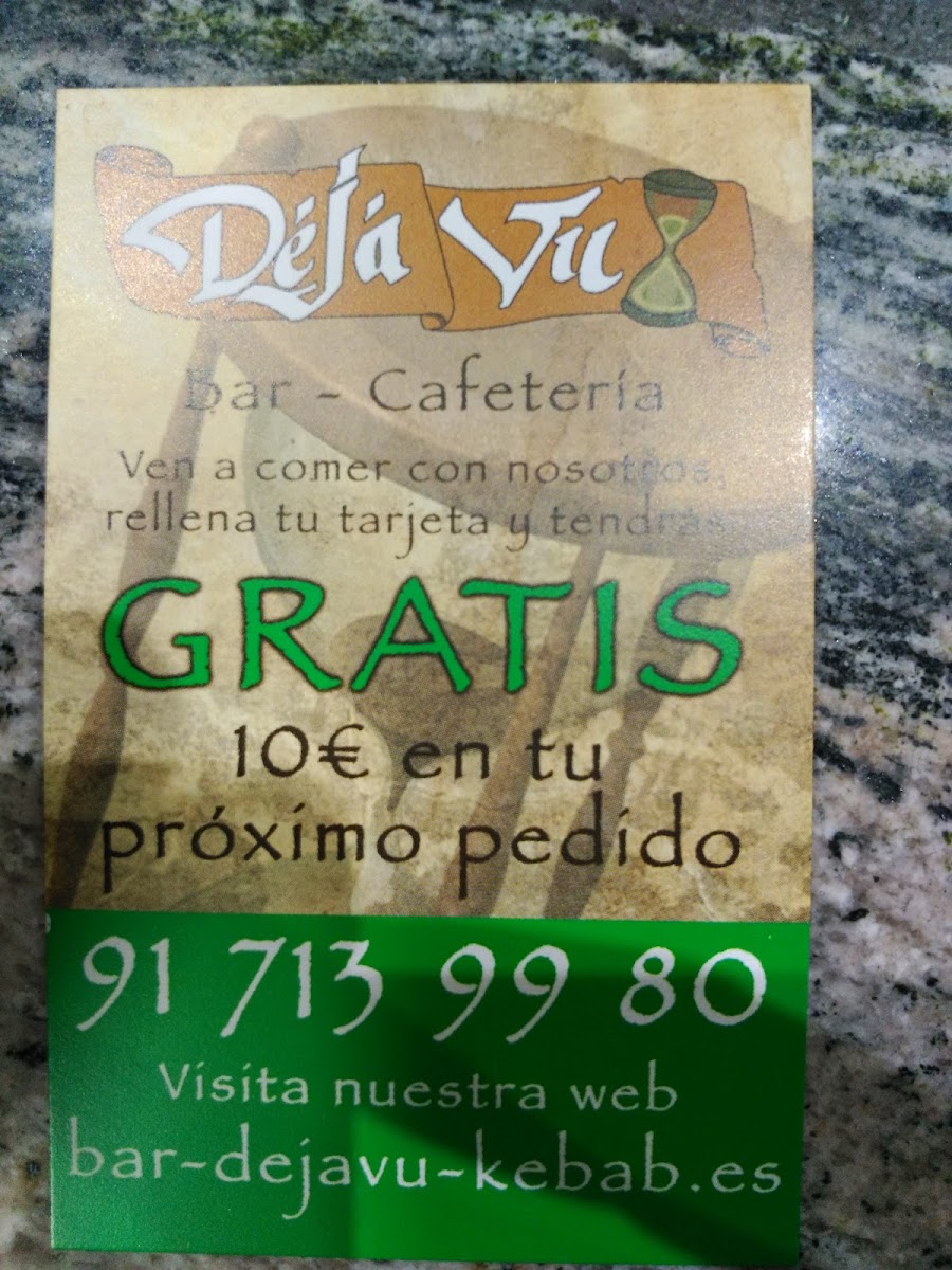 Bar DejaVu Kebab Rivas Photo Menu 2