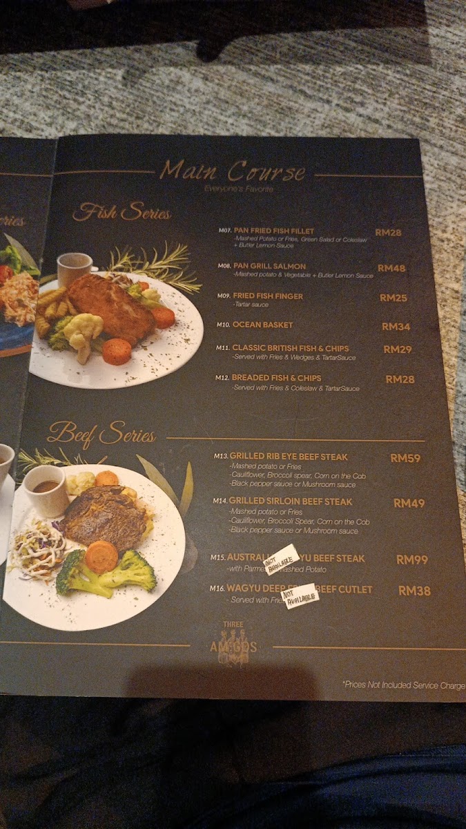 Three Amigos Restaurant Bar Kuching Photo Menu 6