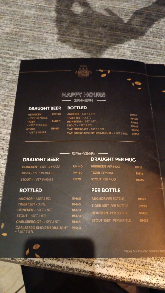 Three Amigos Restaurant Bar Kuching Photo Menu 7
