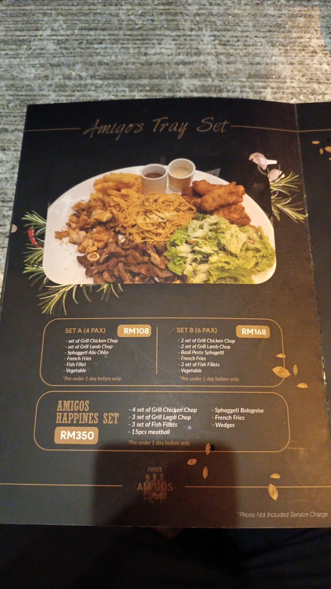 Three Amigos Restaurant Bar Kuching Photo Menu 9