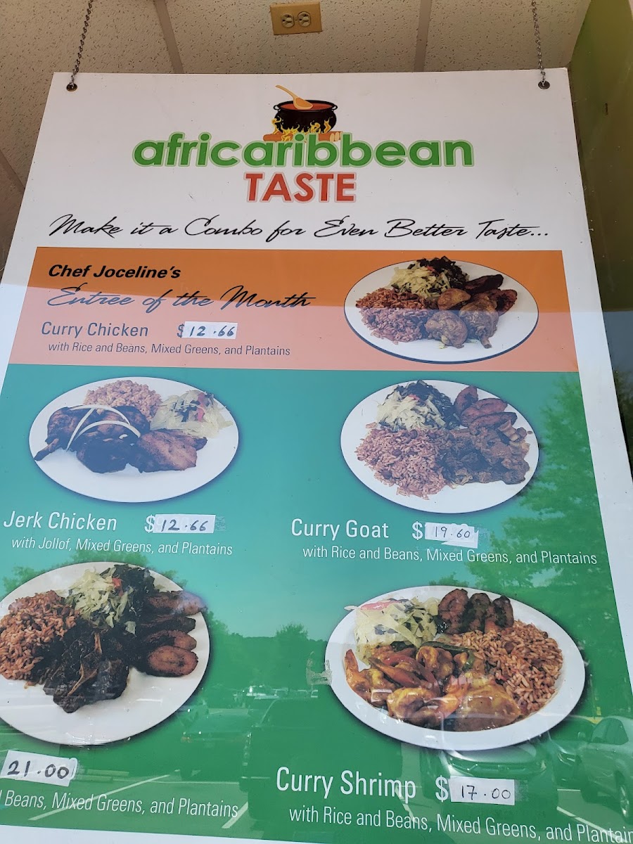 Africaribbean Taste Photo Menu 1